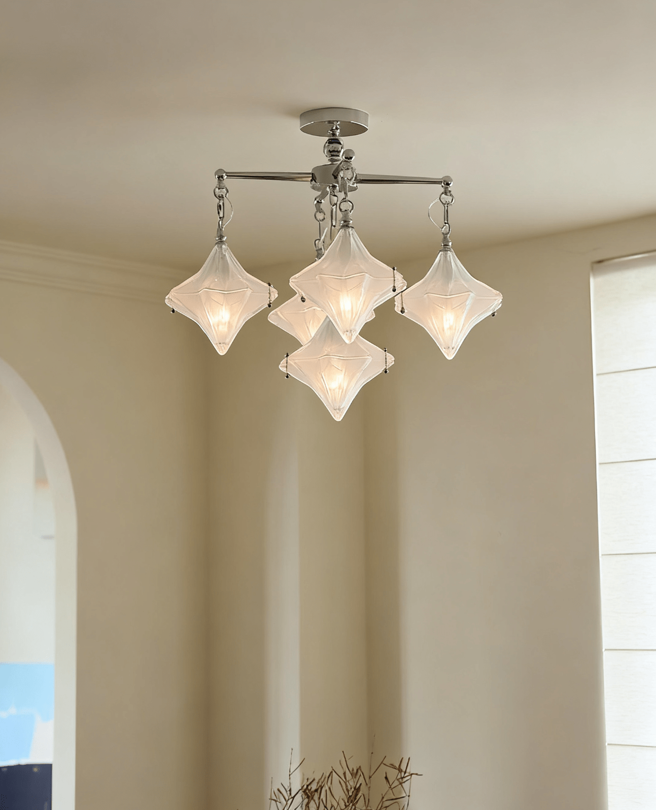 Wilt Prism Star Chandelier-Neutral Decor