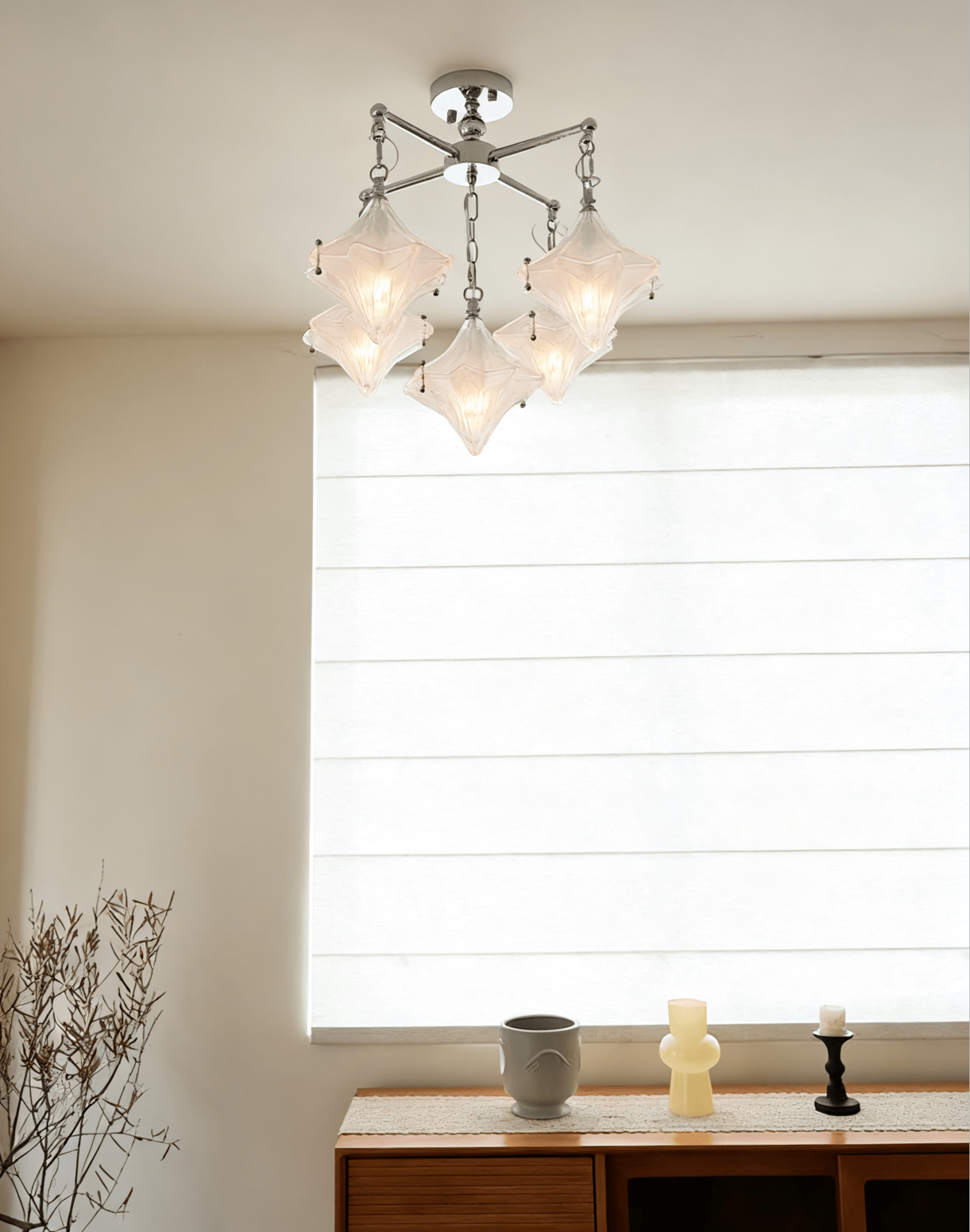 Wilt Prism Star Chandelier-Neutral Decor