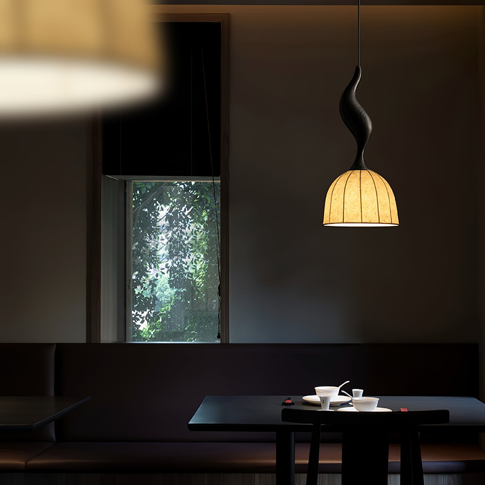 Colire Creativity Twisted Wood Pendant Light-Neutral Decor