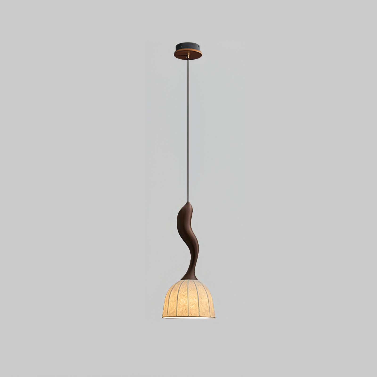Colire Creativity Twisted Wood Pendant Light-Neutral Decor