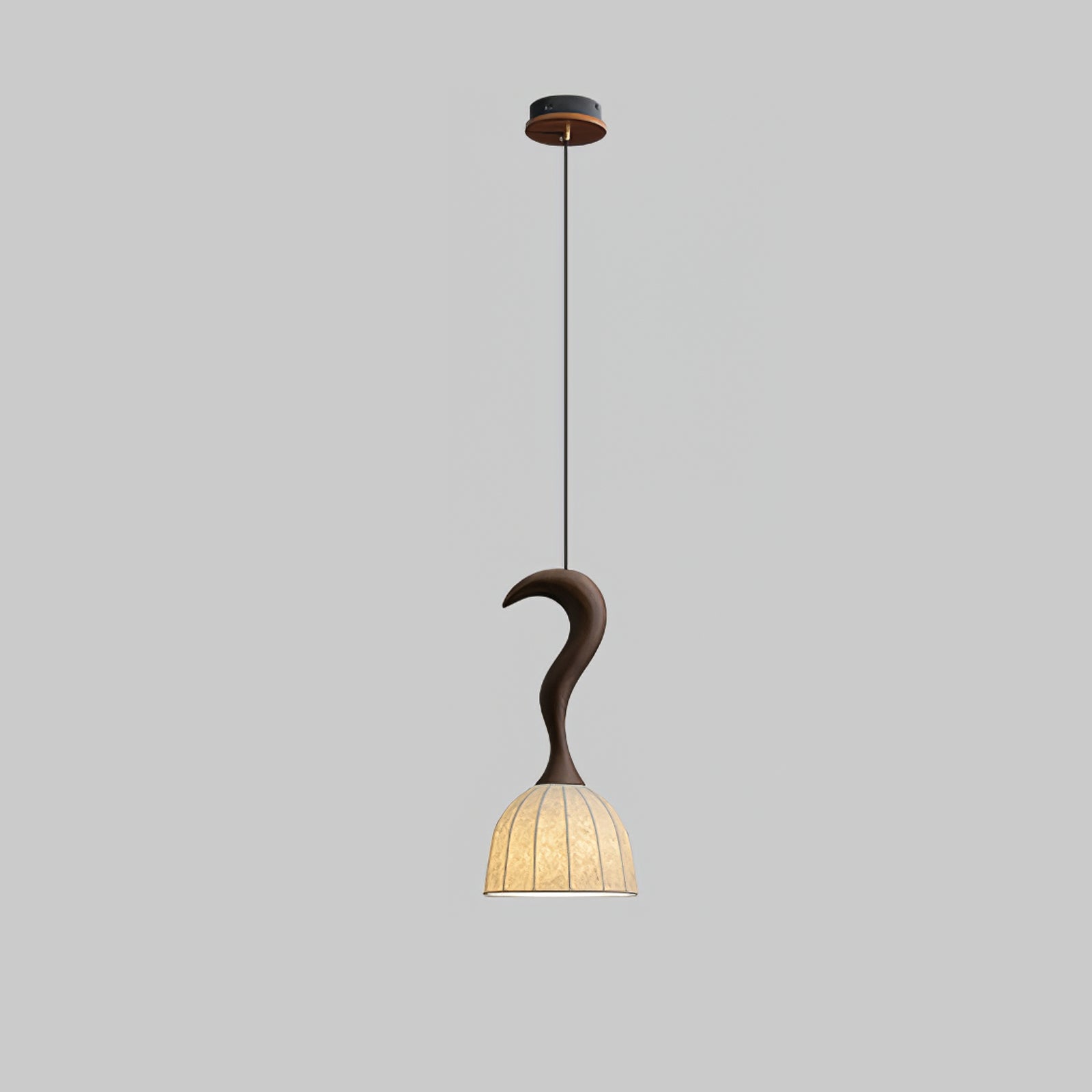 Colire Creativity Twisted Wood Pendant Light-Neutral Decor