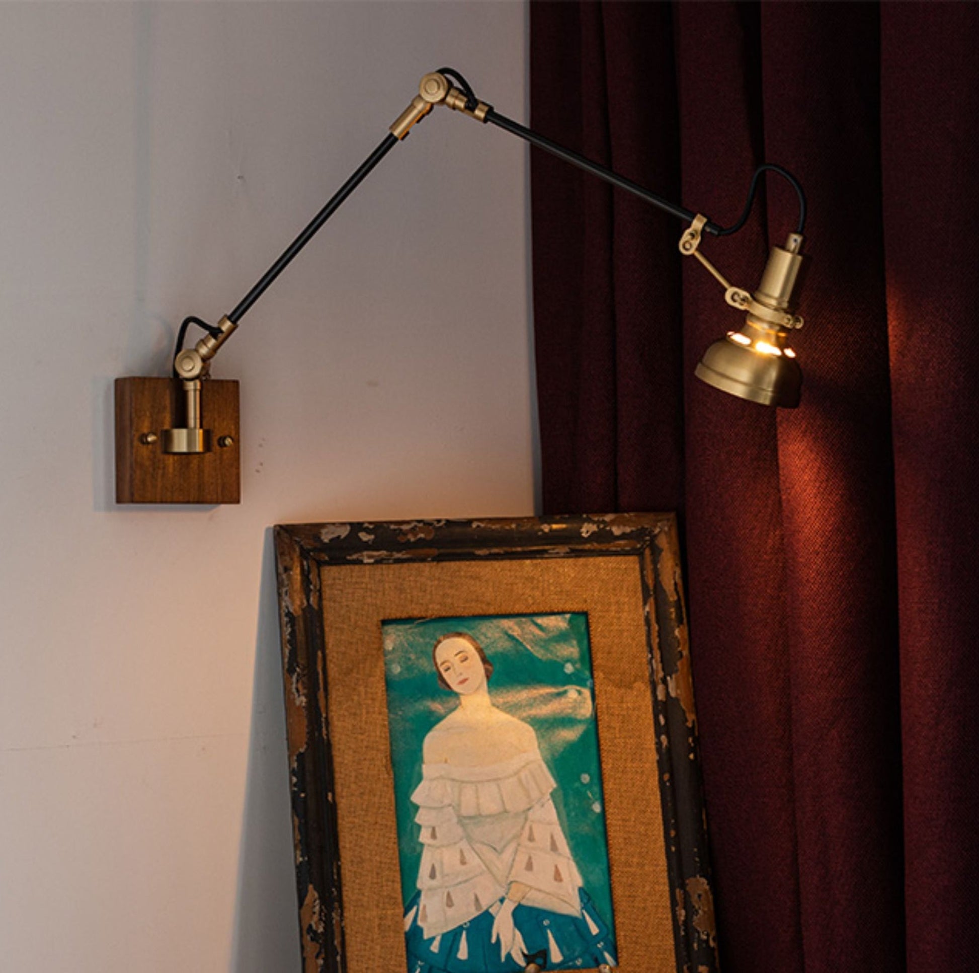Jovlyn Wood Wall Lamp-Neutral Decor