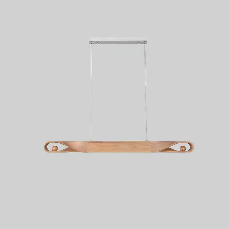 Lemior Pendant Lamp Wood Curved Minimalist-Neutral Decor