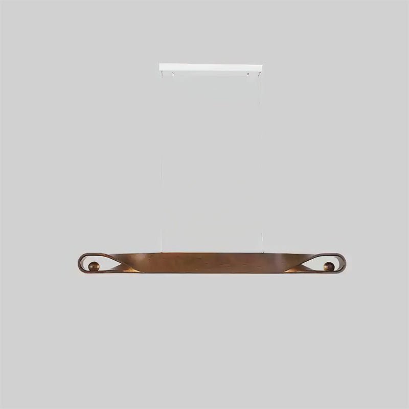Lemior Pendant Lamp Wood Curved Minimalist-Neutral Decor