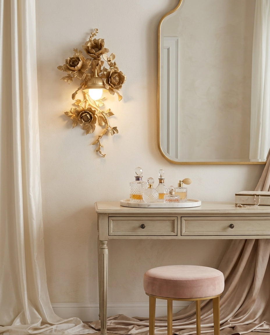 Gilded Wall Sconce