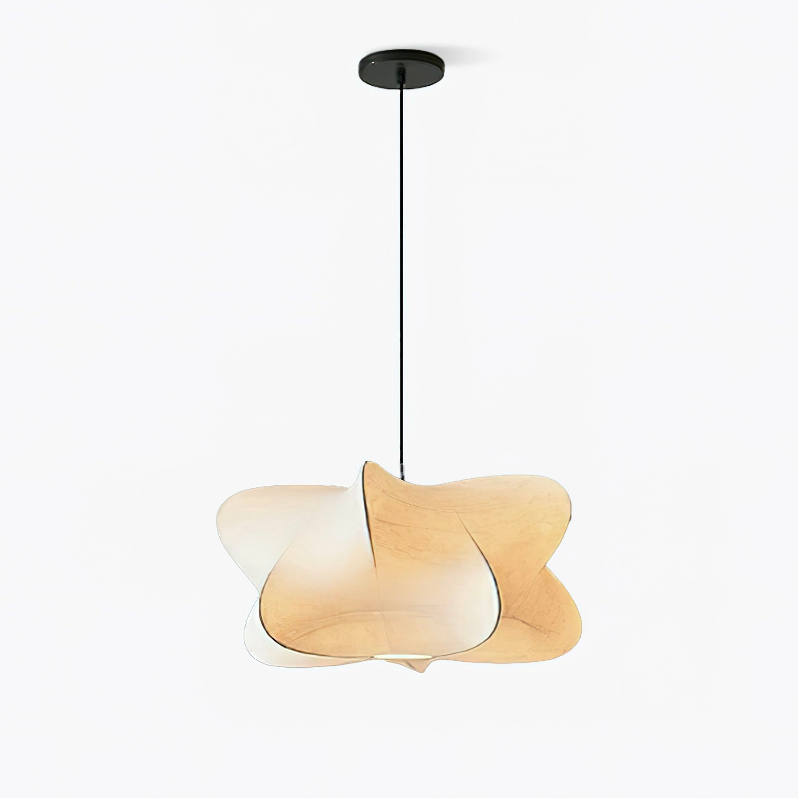 Luxe Silk Contemporary Pendant Light-Neutral Decor