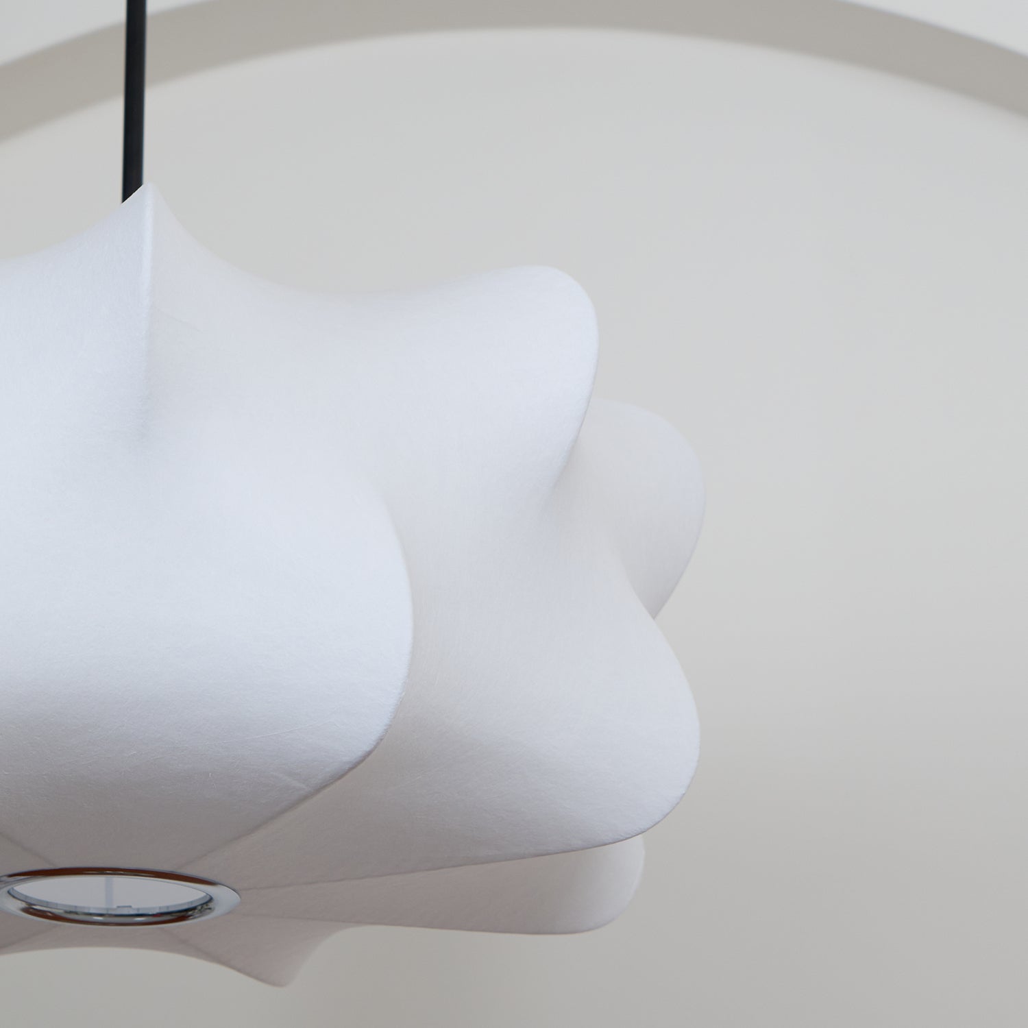 Luxe Silk Contemporary Pendant Light-Neutral Decor