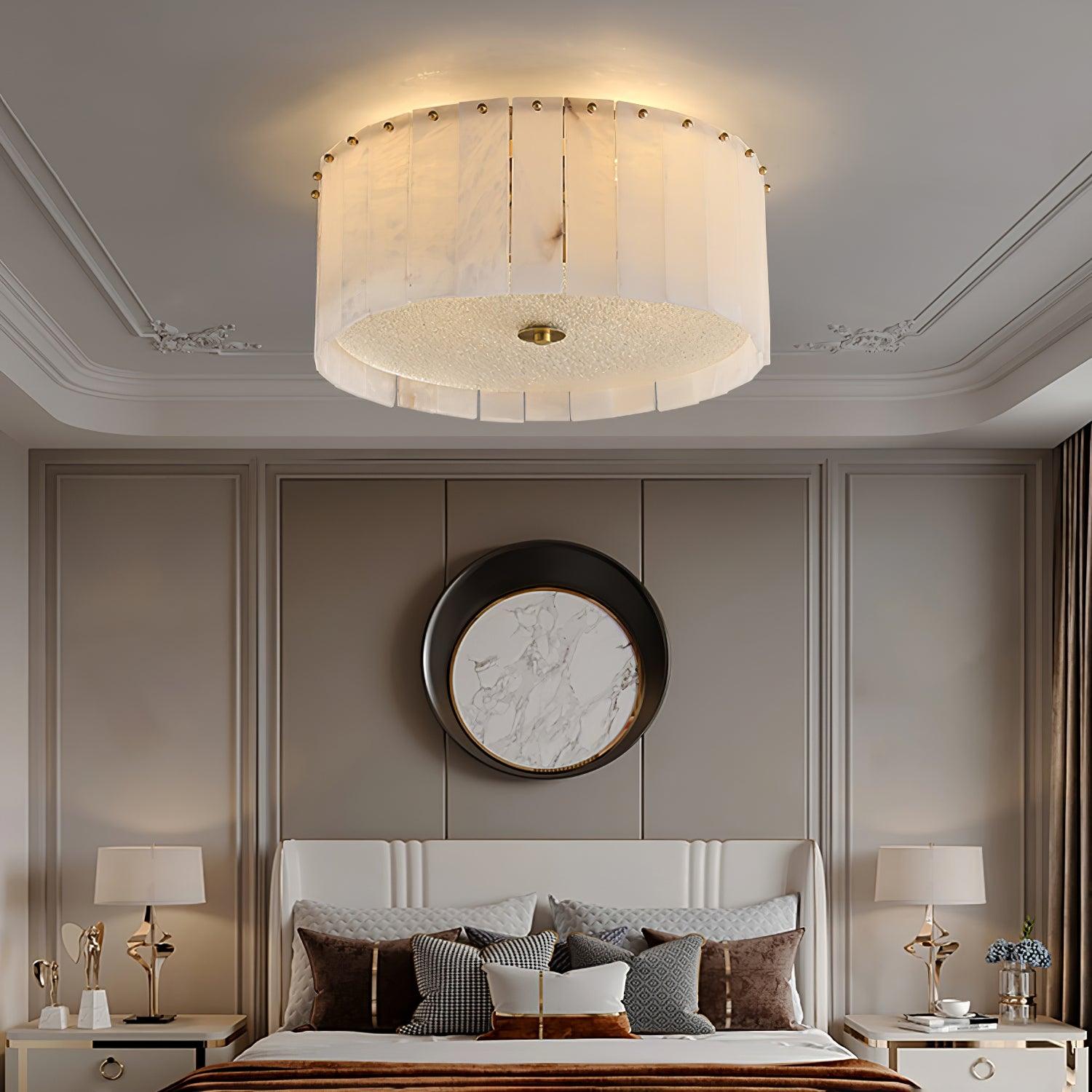 Elde Alabaster Ceiling Light-Neutral Decor
