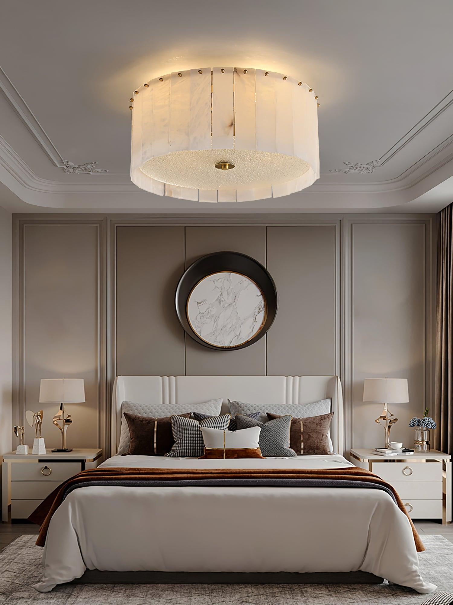 Elde Alabaster Ceiling Light-Neutral Decor