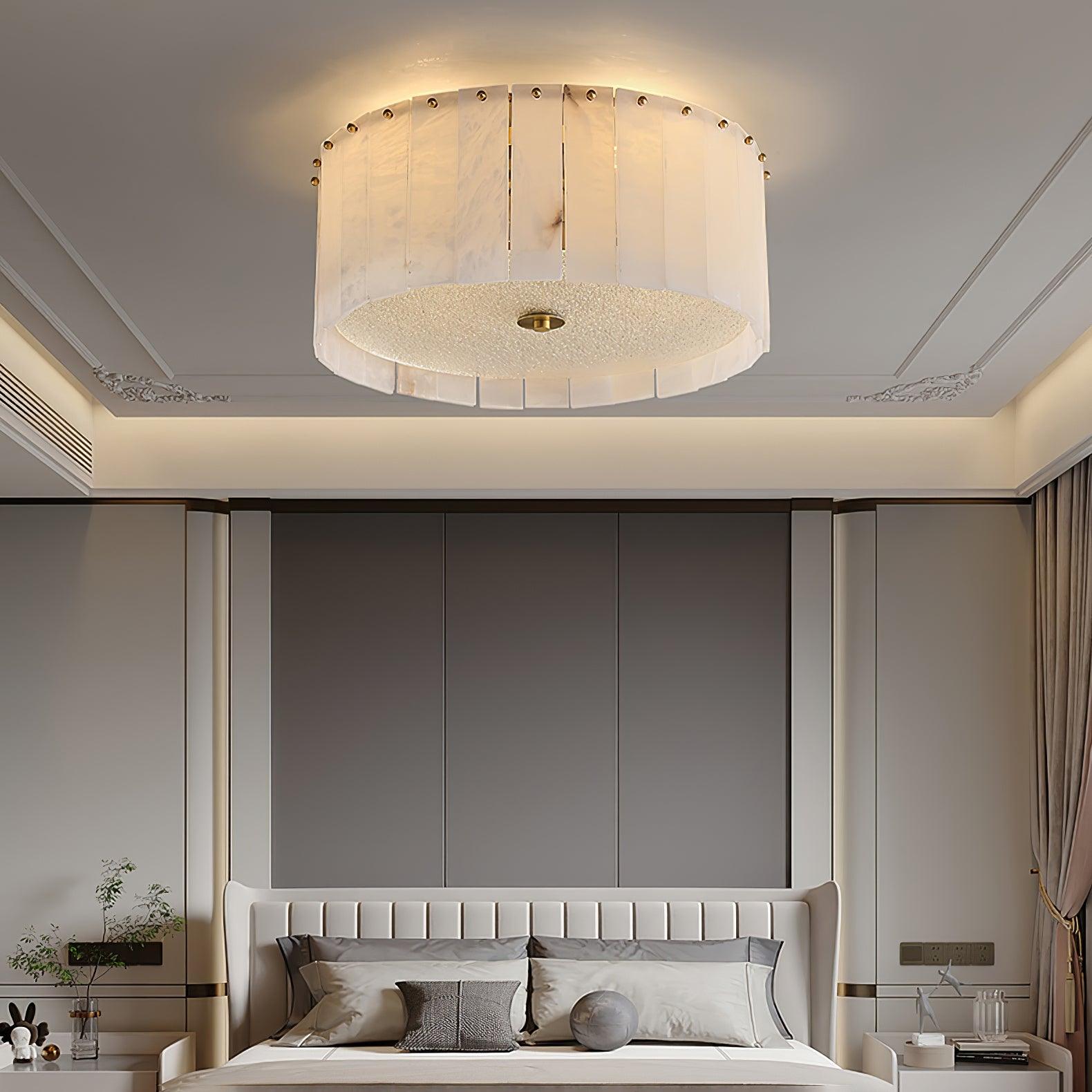 Elde Alabaster Ceiling Light-Neutral Decor