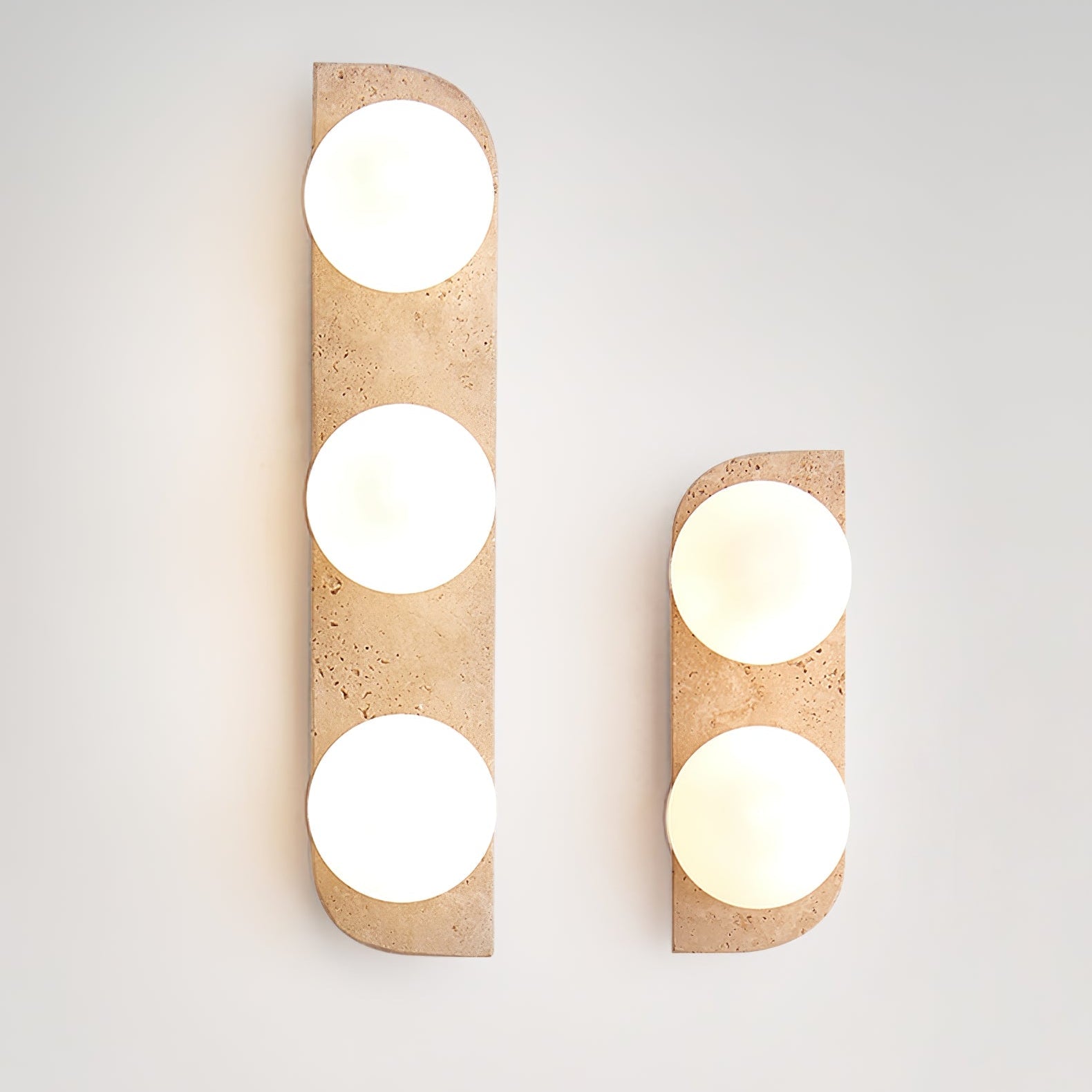 Alsilis Minimalist Travertine Wall Light-Neutral Decor