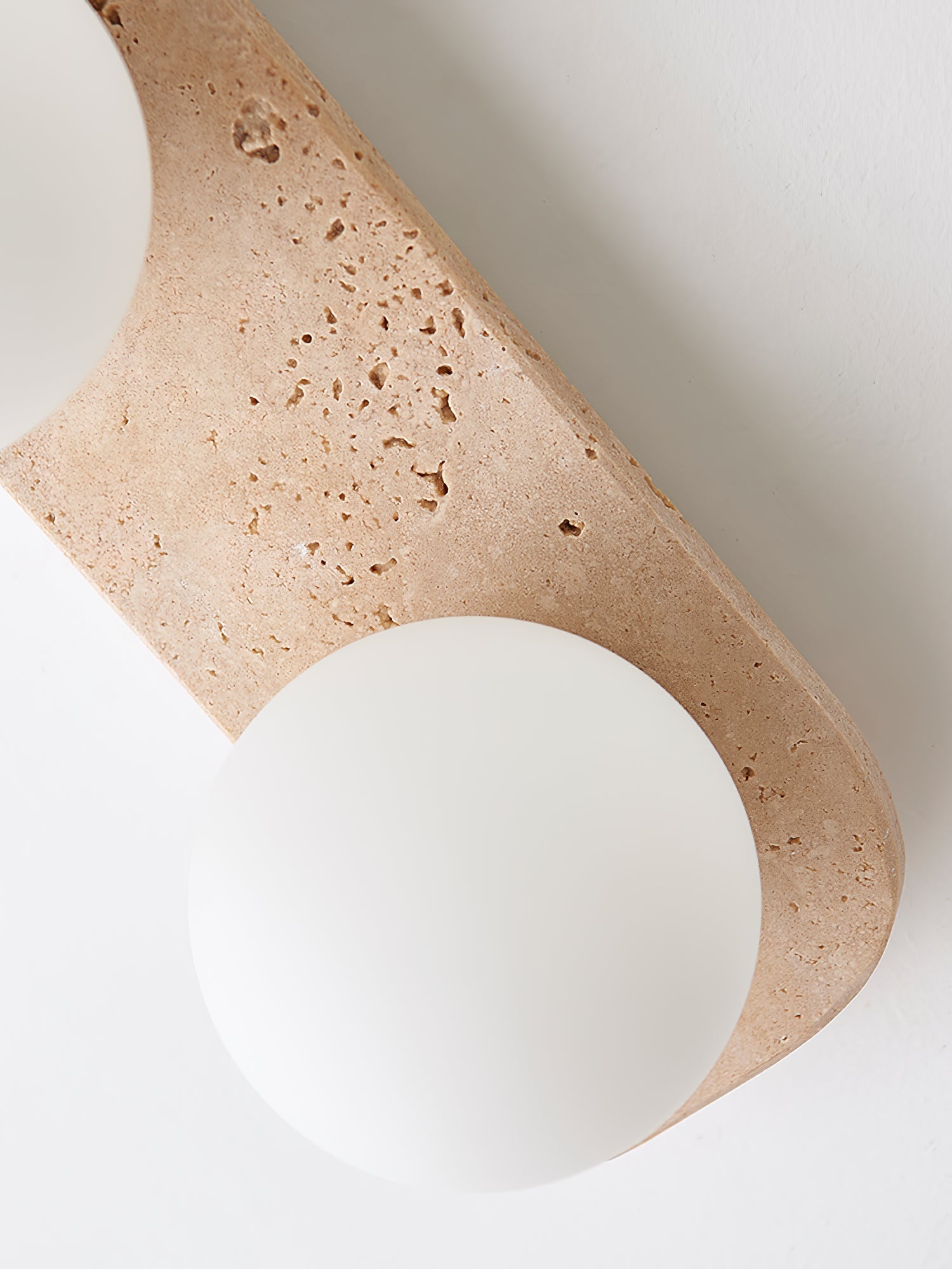 Alsilis Minimalist Travertine Wall Light-Neutral Decor