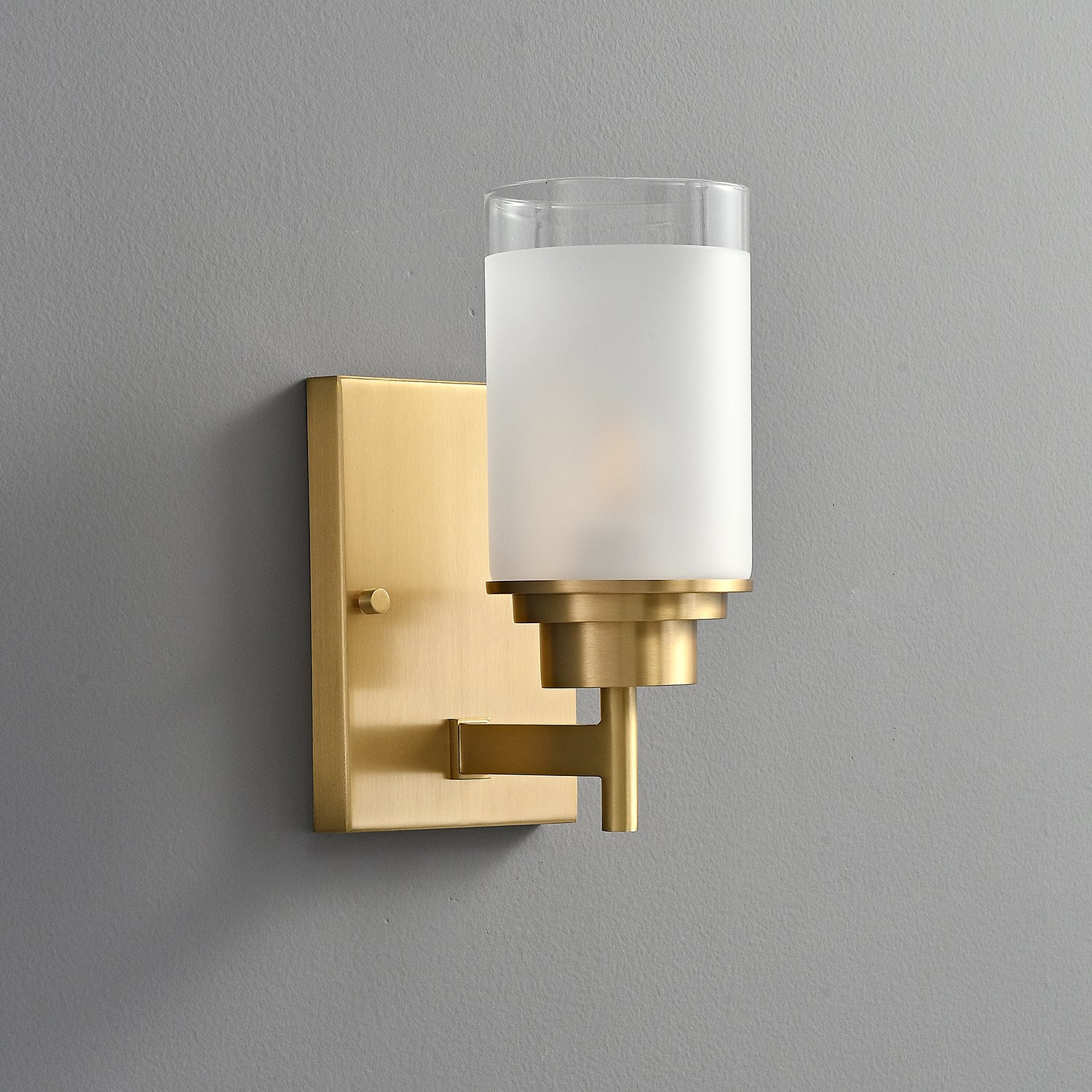 Myvele Elegance Vintage Brass Glass Sconce Wall lamp-Neutral Decor