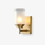 Myvele Elegance Vintage Brass Glass Sconce Wall lamp-Neutral Decor
