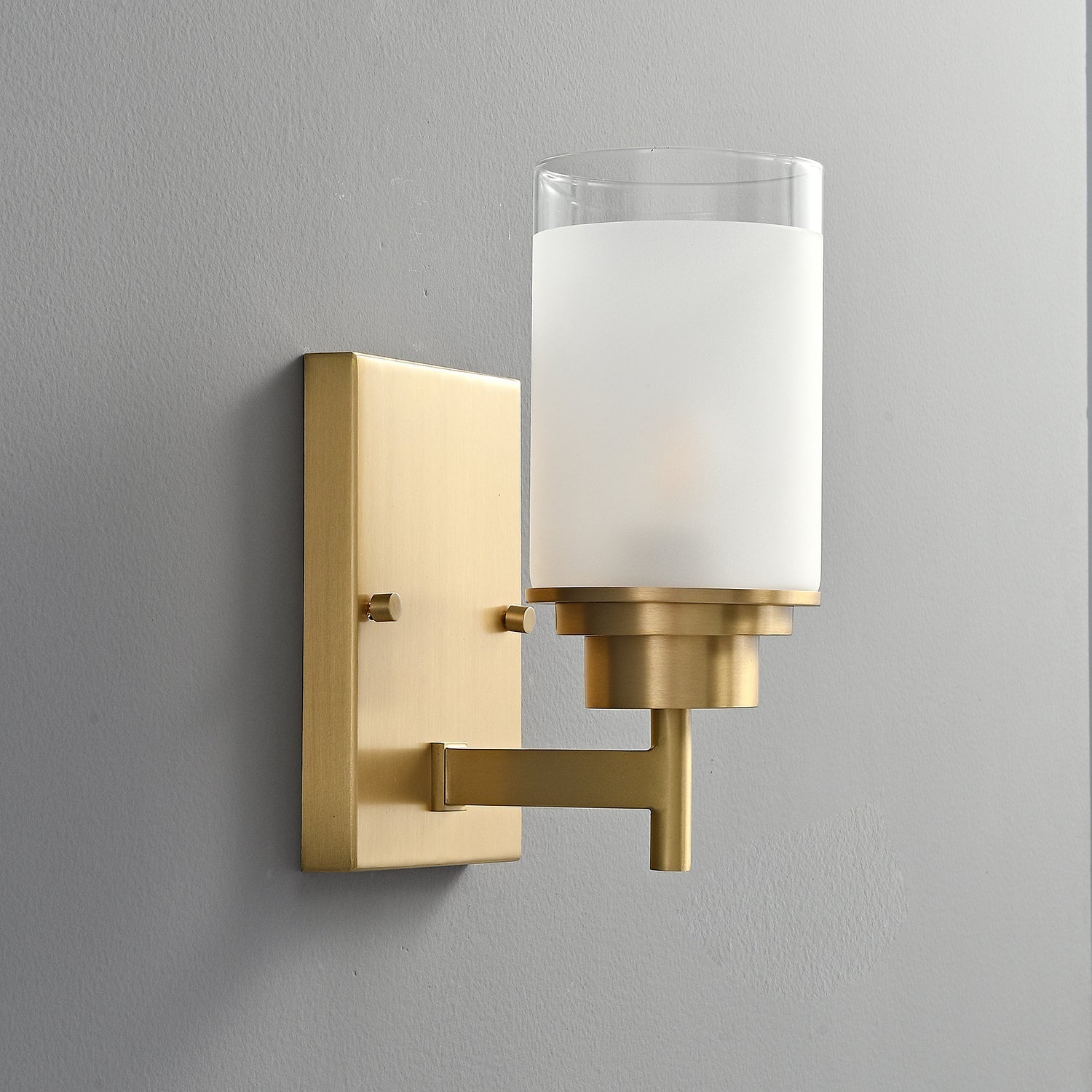 Myvele Elegance Vintage Brass Glass Sconce Wall lamp-Neutral Decor