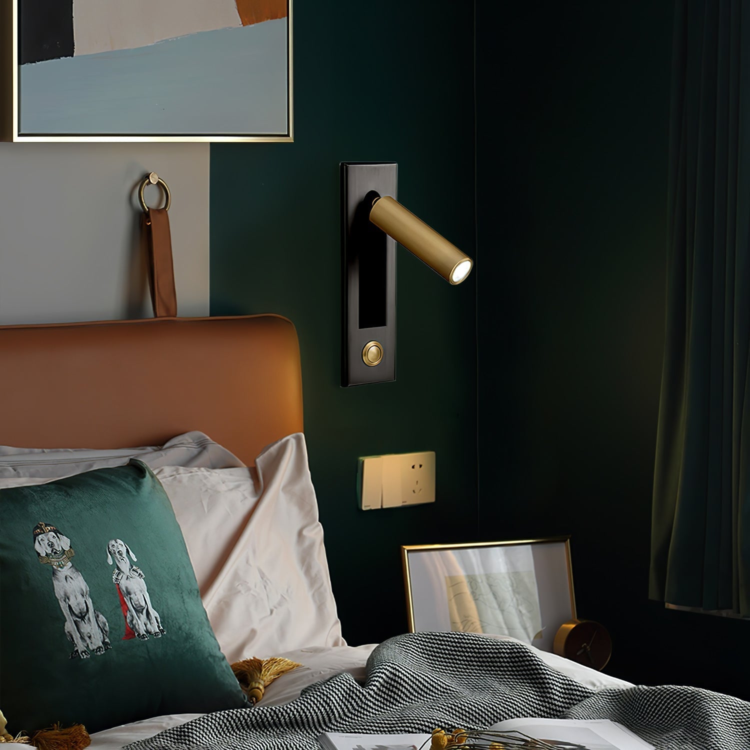 Phelion Embedded Bedside Plug-in Sconce Wall lamp-Neutral Decor