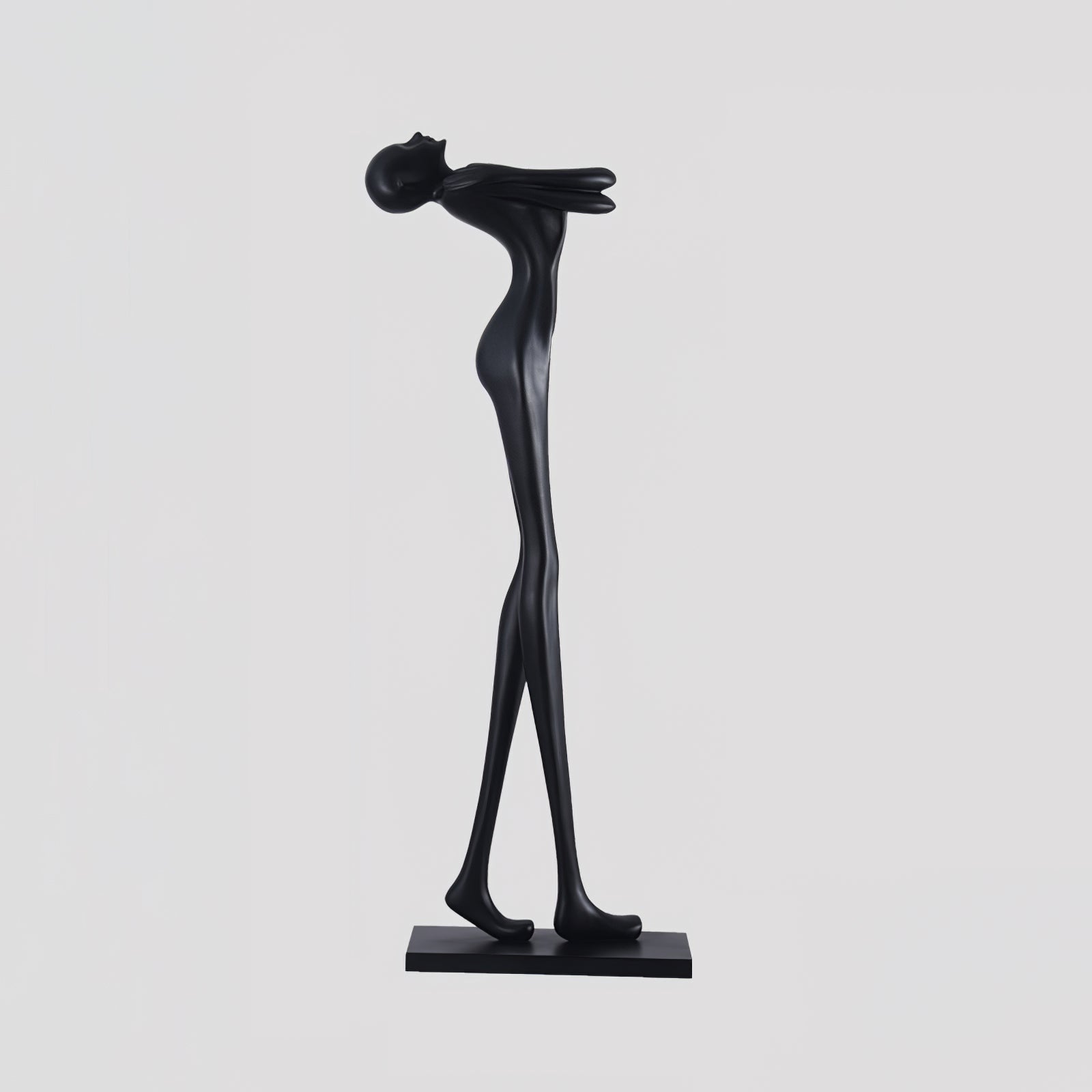 Ersolion Sculptural Fiberglass Floor Lamp-Neutral Decor