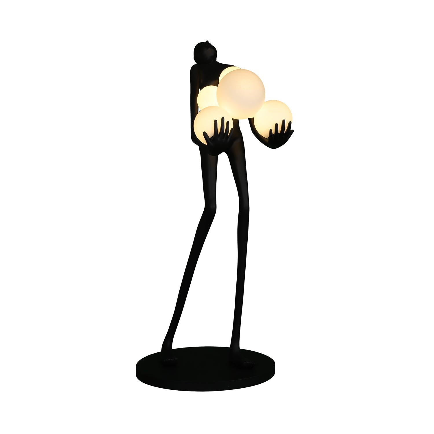 Marind Sculpture Floor Lamp-Neutral Decor