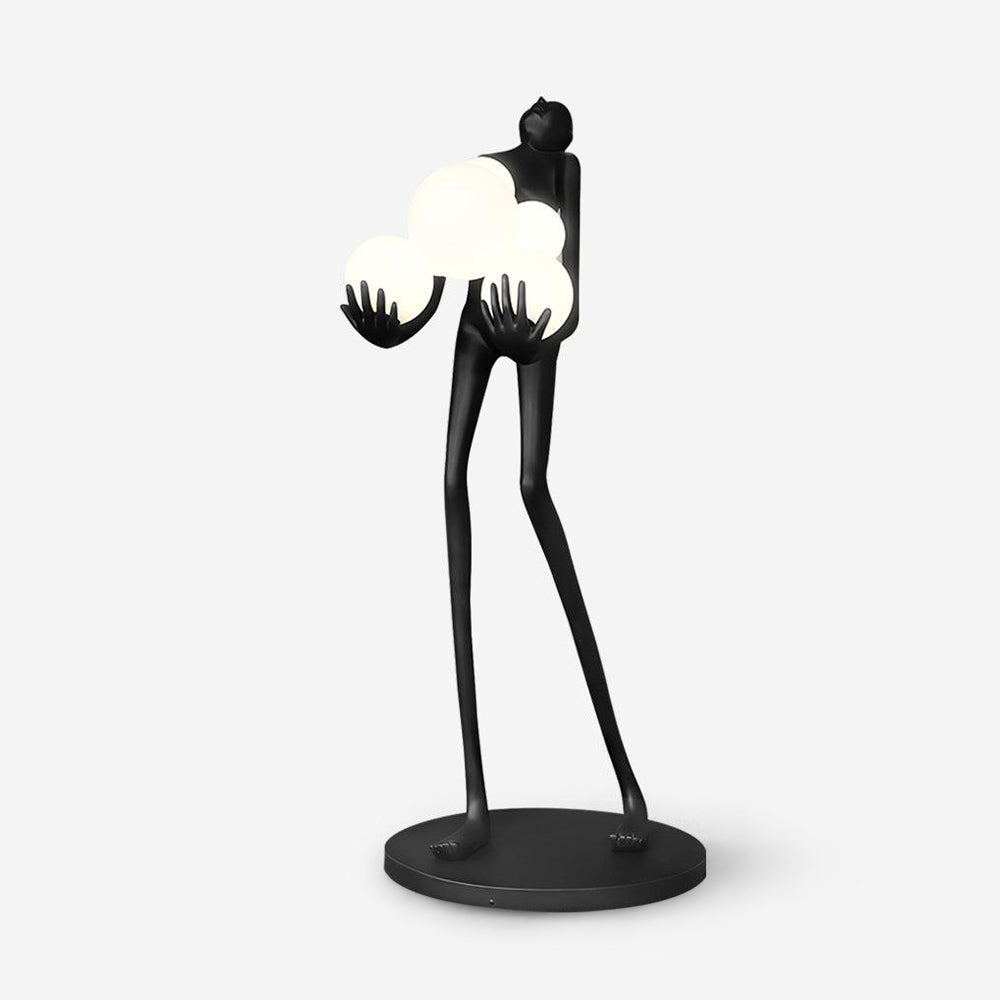 Marind Sculpture Floor Lamp-Neutral Decor