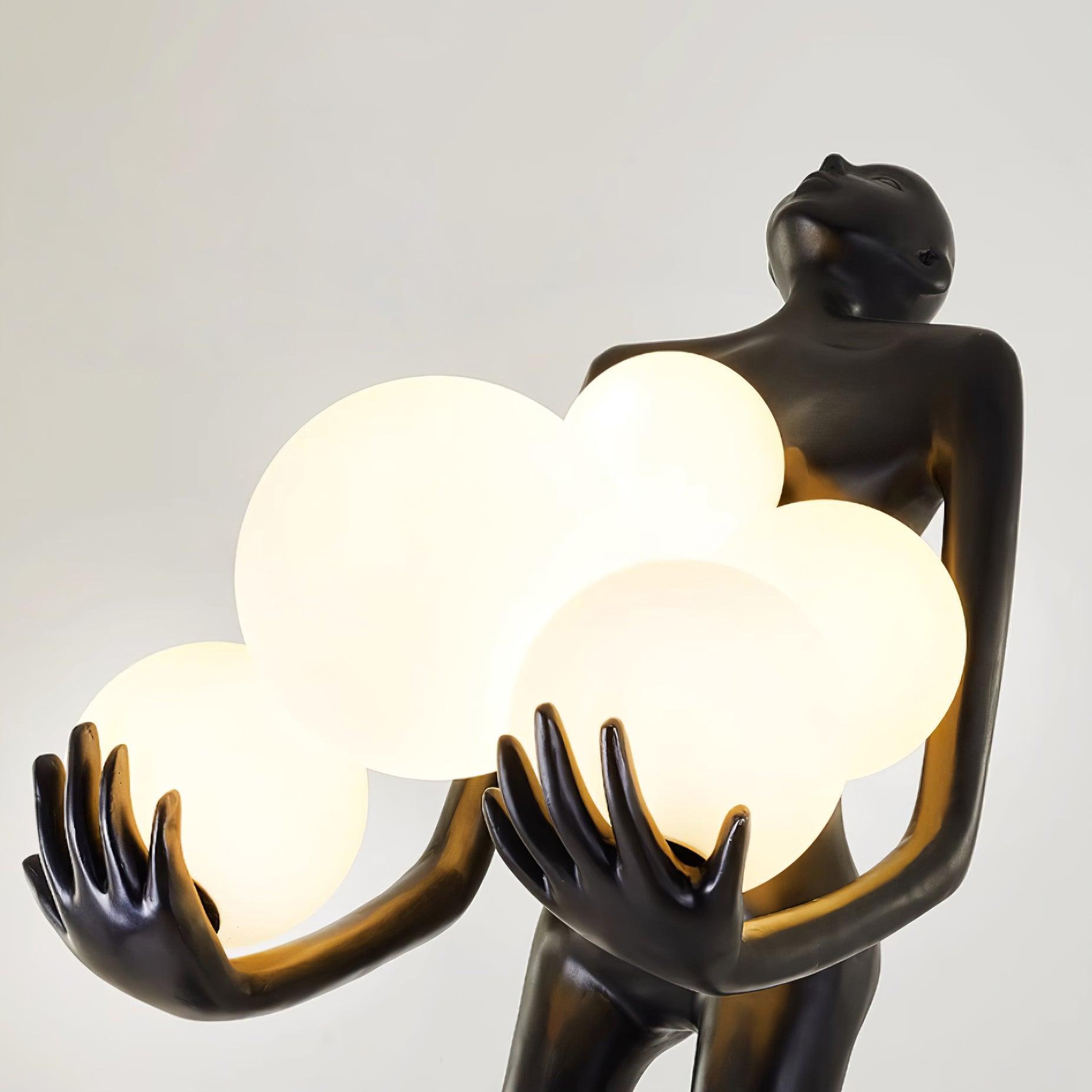 Marind Sculpture Floor Lamp-Neutral Decor