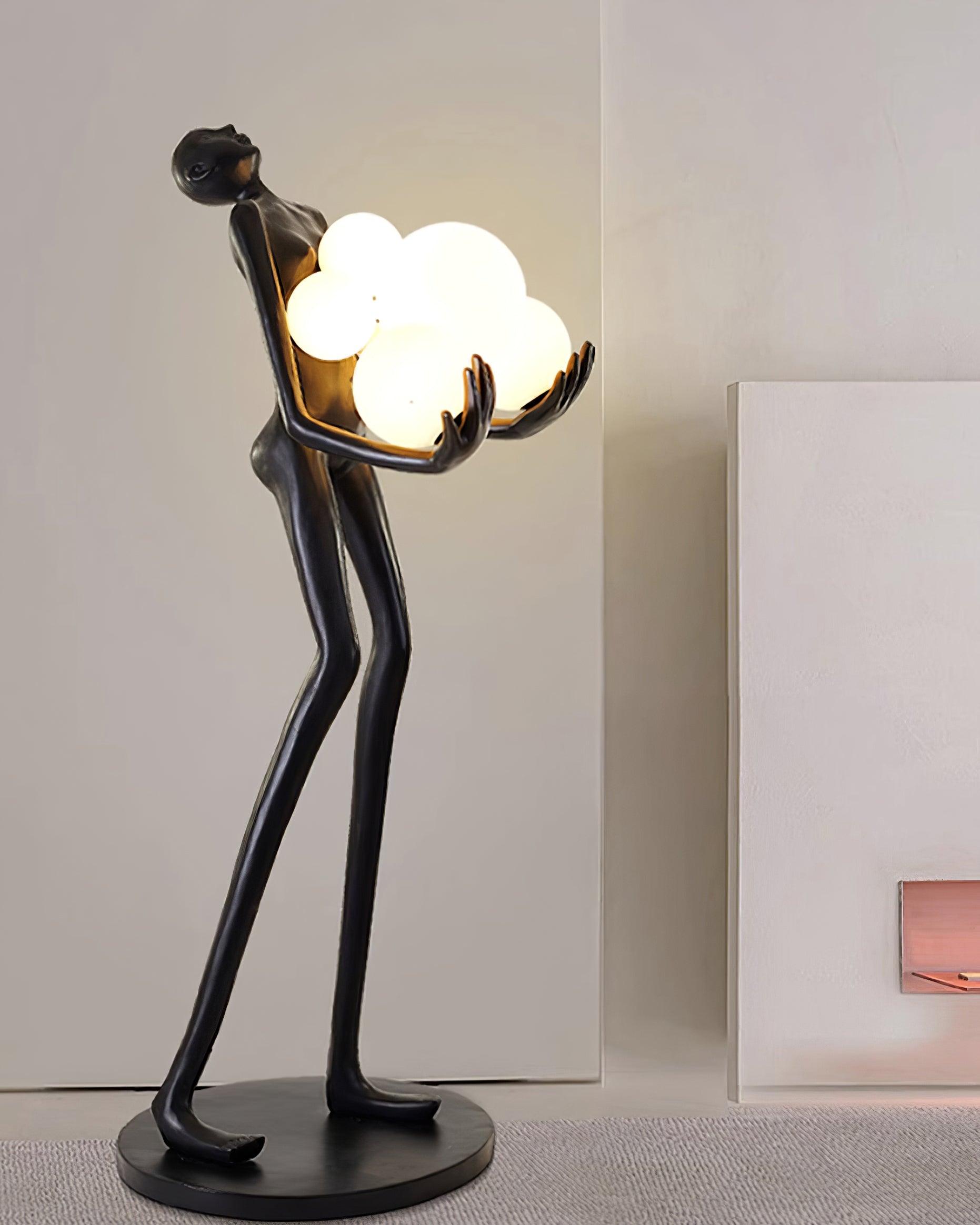 Marind Sculpture Floor Lamp-Neutral Decor