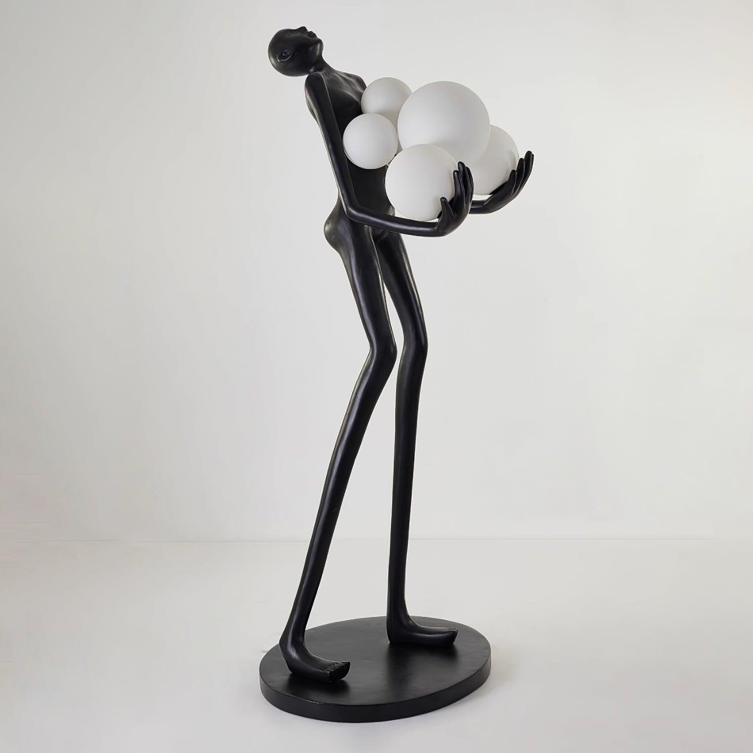 Marind Sculpture Floor Lamp-Neutral Decor