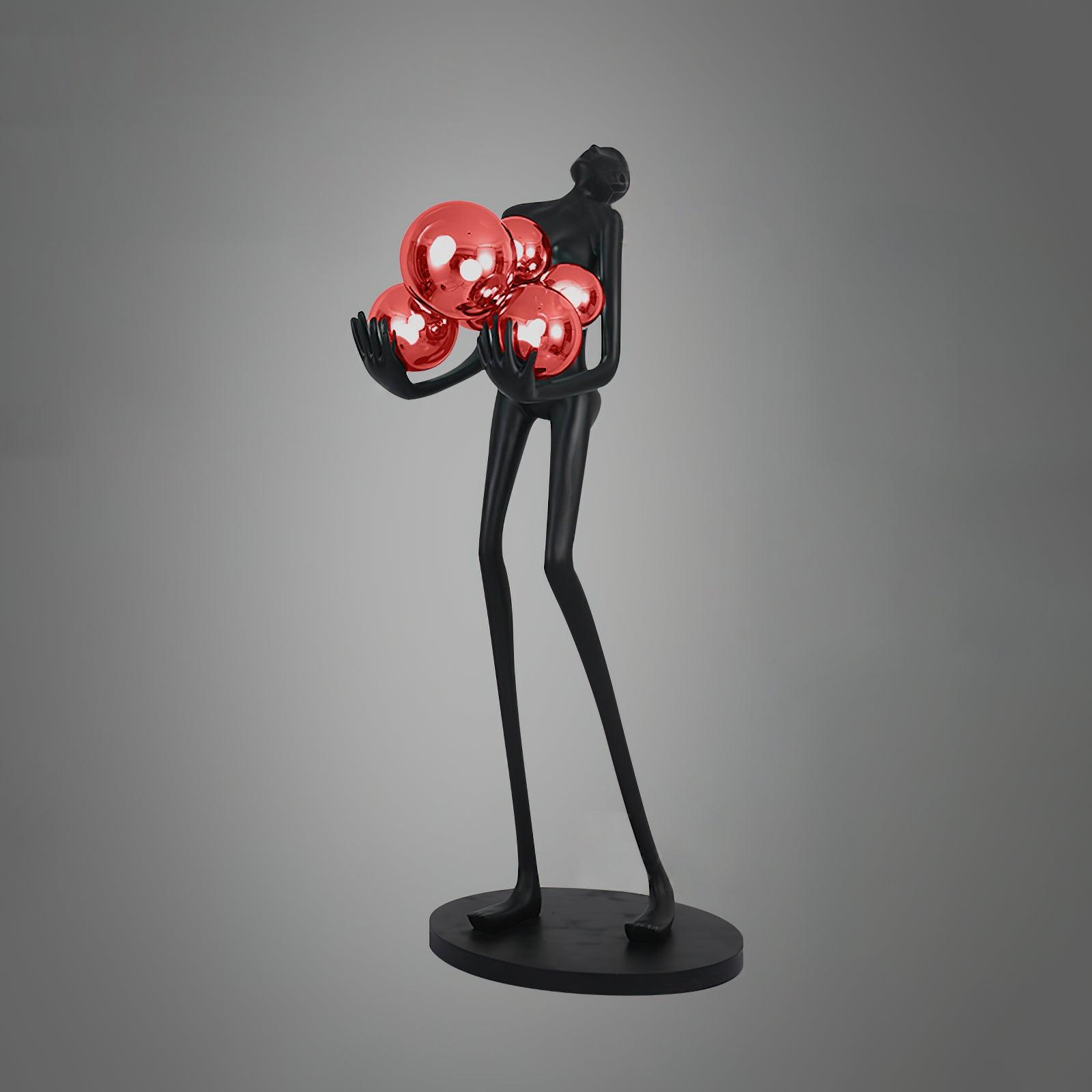 Marind Sculpture Floor Lamp-Neutral Decor