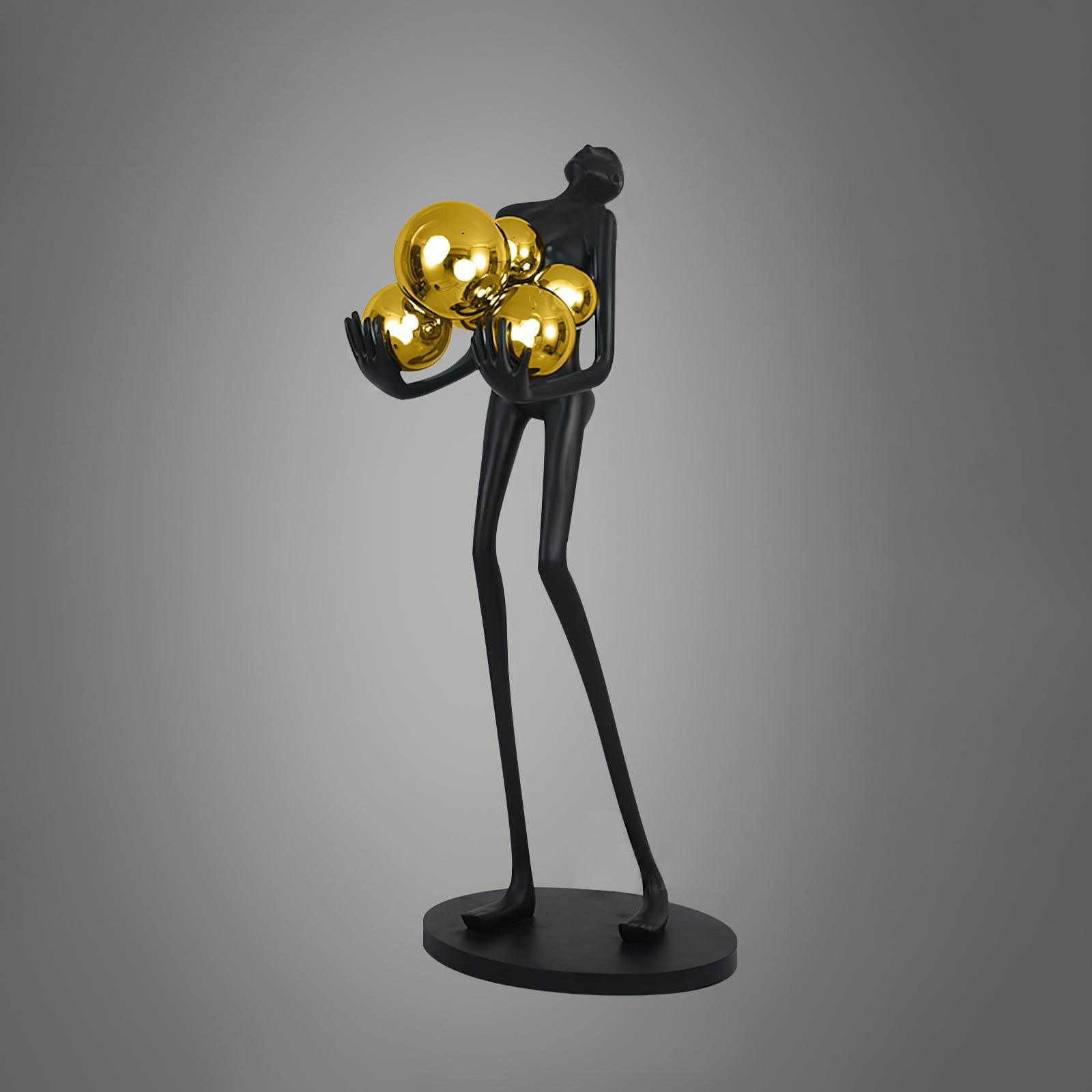 Marind Sculpture Floor Lamp-Neutral Decor