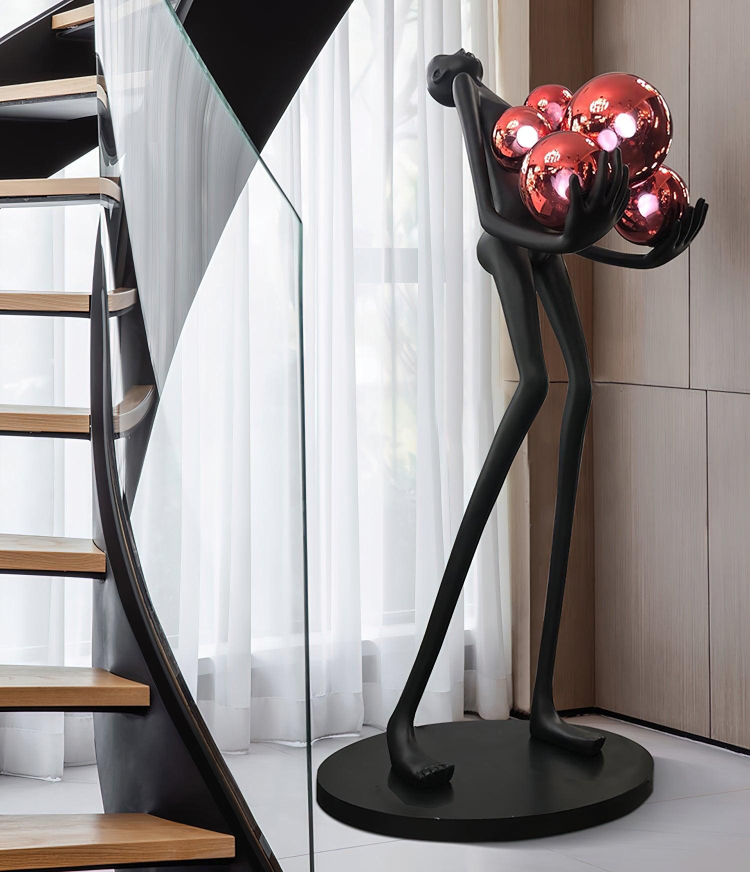 Marind Sculpture Floor Lamp-Neutral Decor