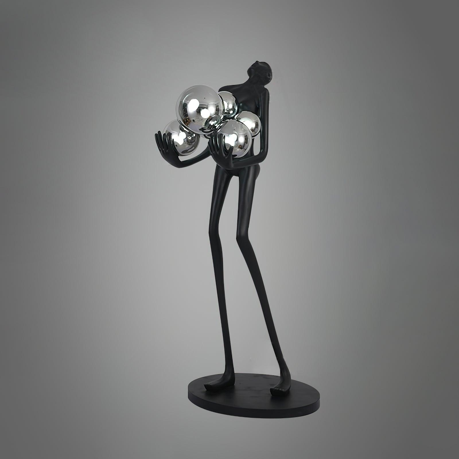 Marind Sculpture Floor Lamp-Neutral Decor