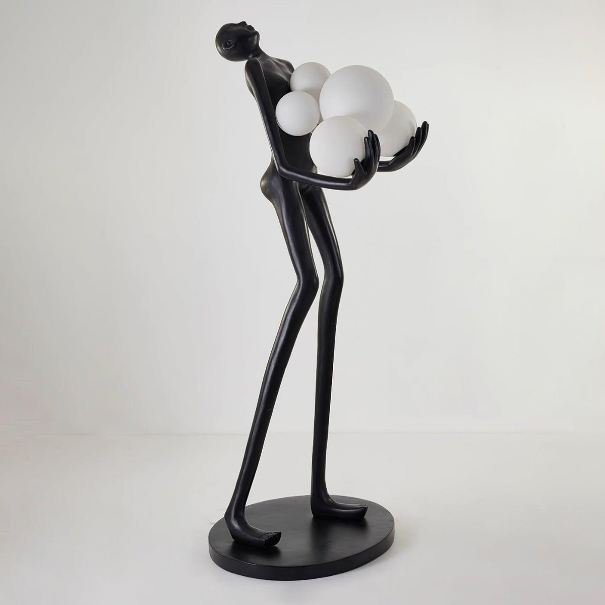 Marind Sculpture Floor Lamp-Neutral Decor