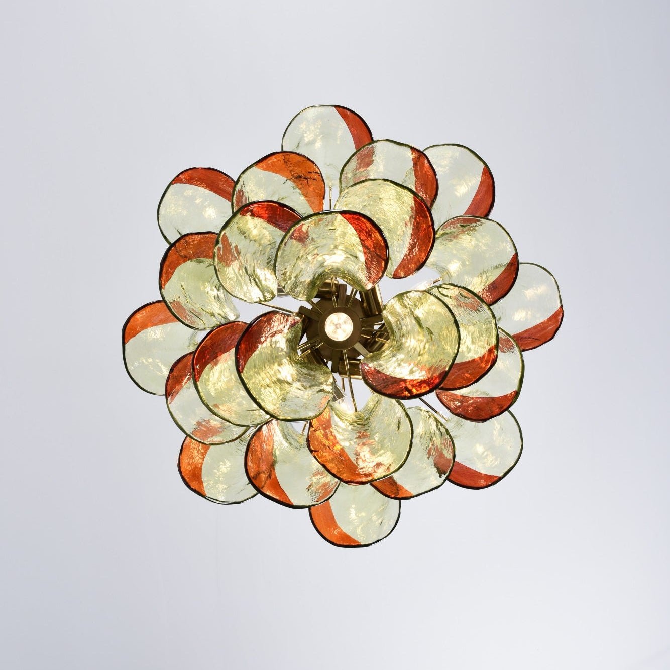 Aurora Chandelier Murano Glass Petal Elegant-Neutral Decor