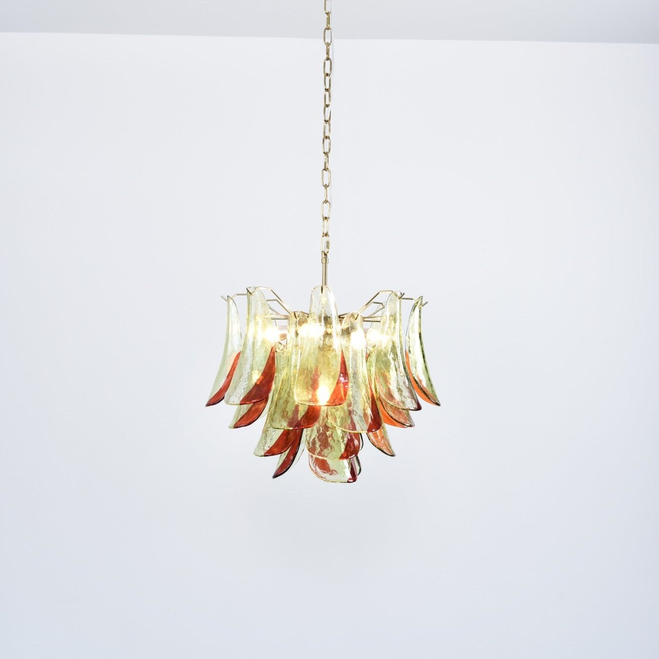 Aurora Chandelier Murano Glass Petal Elegant-Neutral Decor