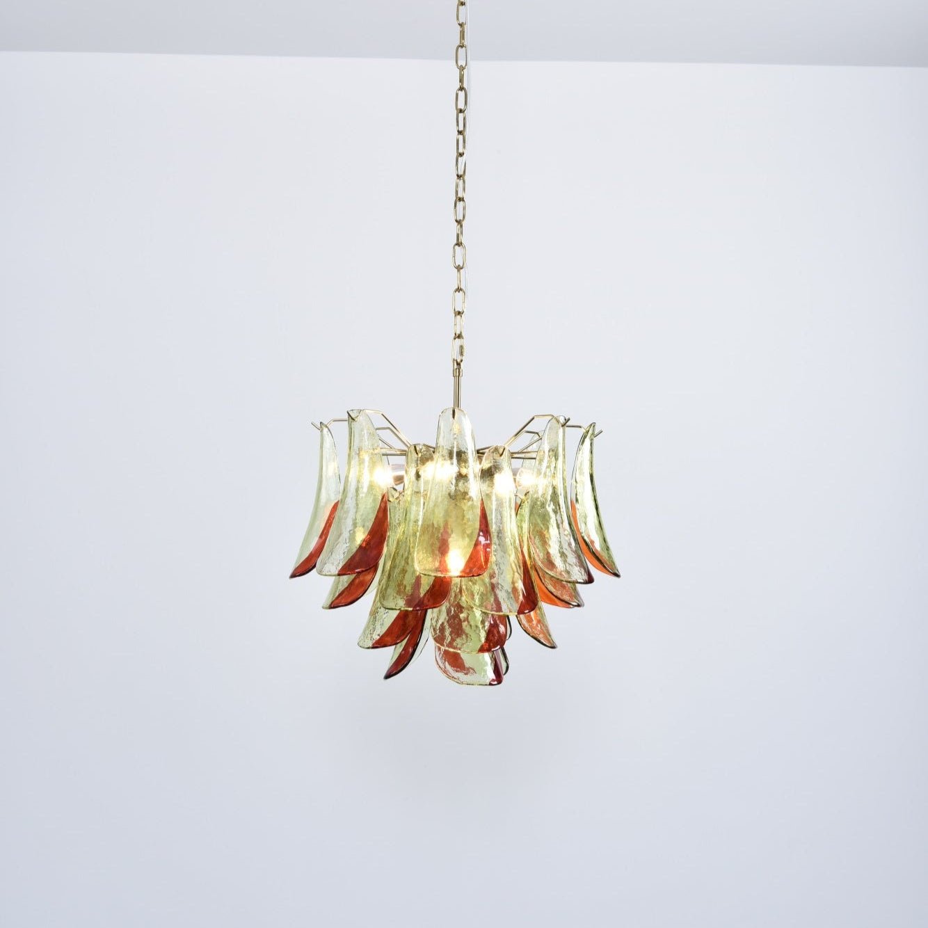Aurora Chandelier Murano Glass Petal Elegant-Neutral Decor