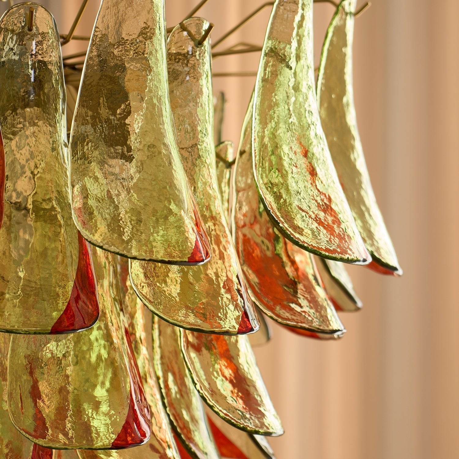 Aurora Chandelier Murano Glass Petal Elegant-Neutral Decor