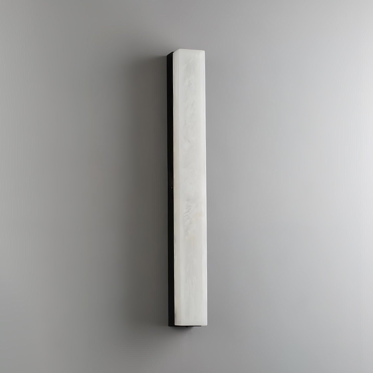 Elem Minimalist Alabaster Wall Lamp Rectangular-Neutral Decor