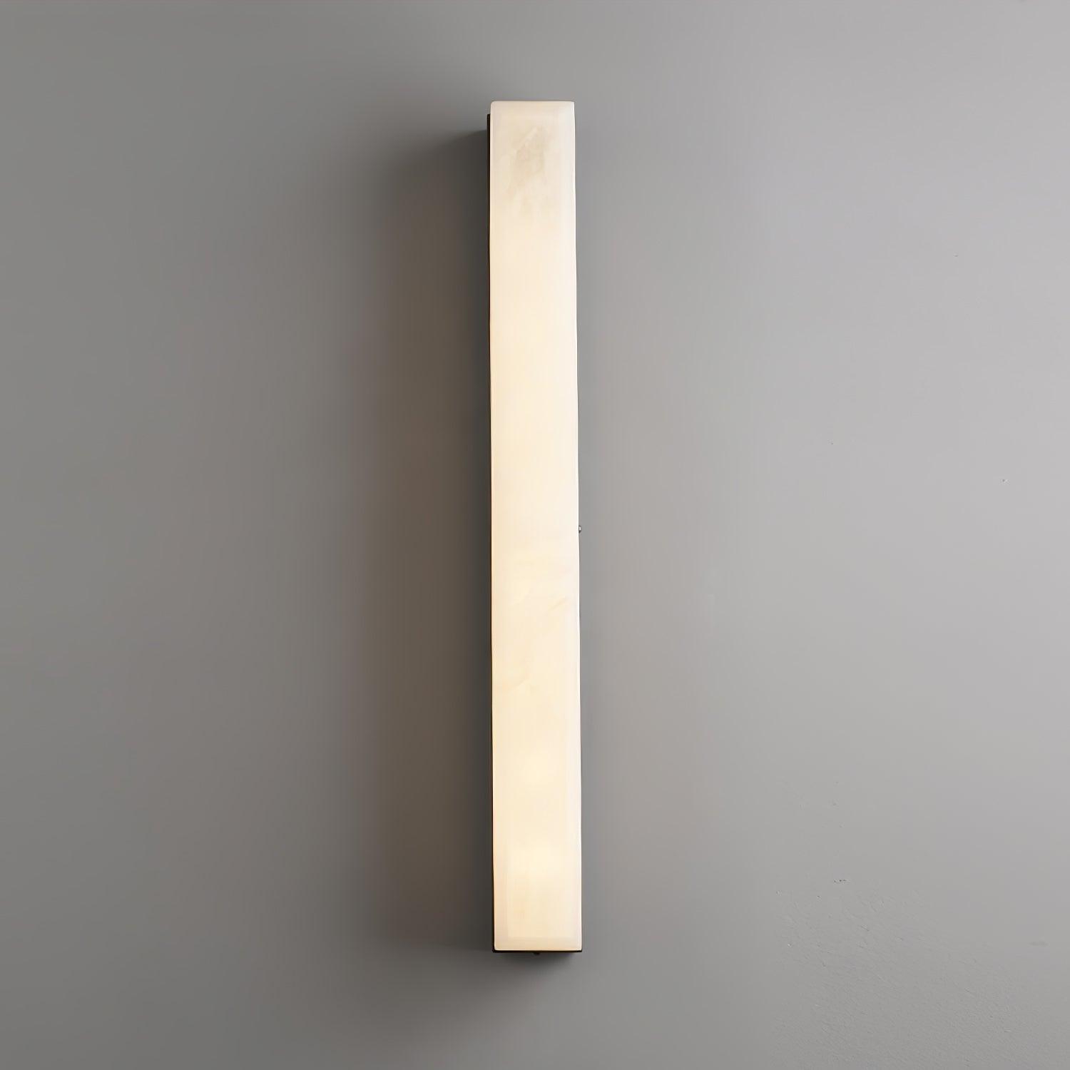 Elem Minimalist Alabaster Wall Lamp Rectangular-Neutral Decor