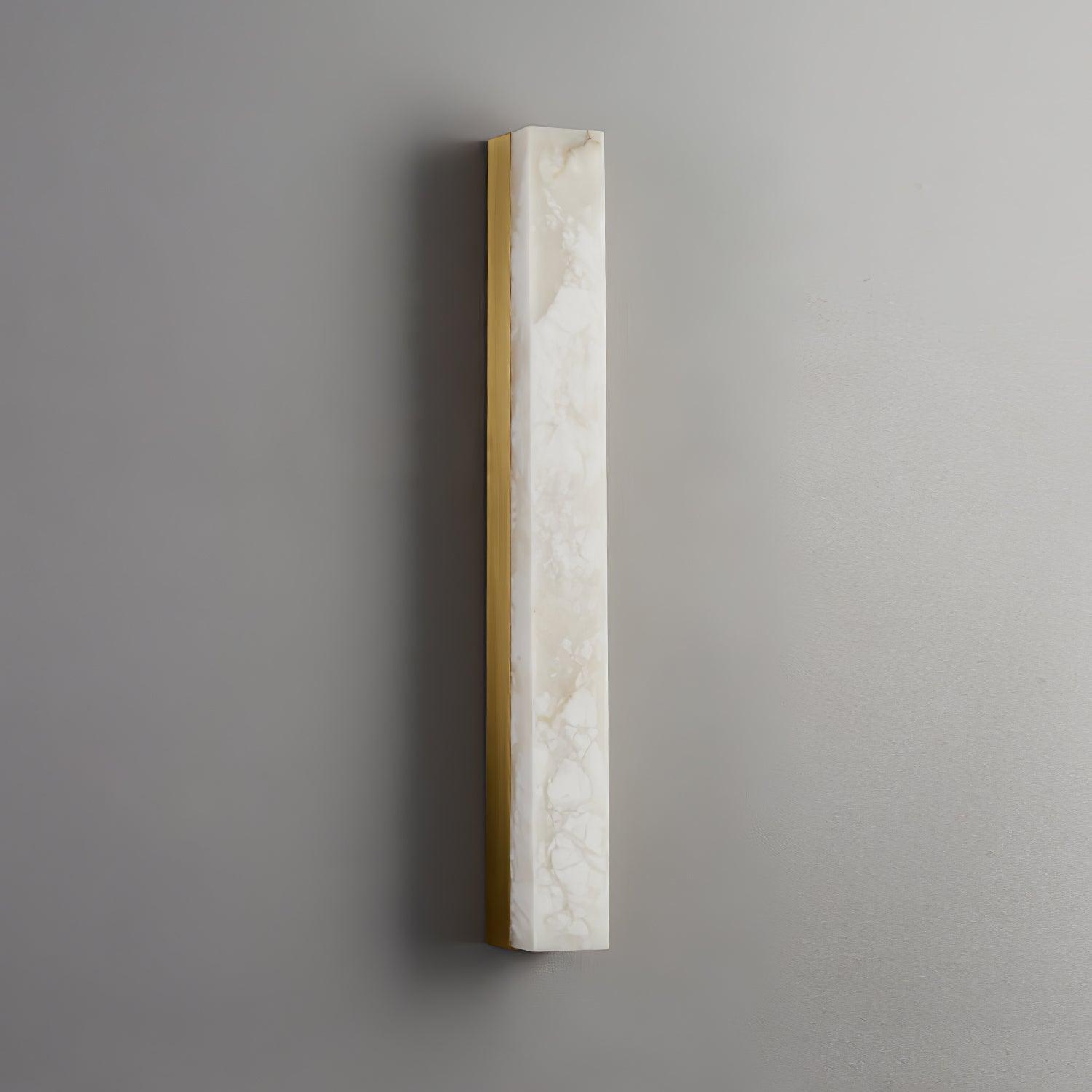 Kristy Linear Brass Alabaster Wall Lamp - Neutralighting