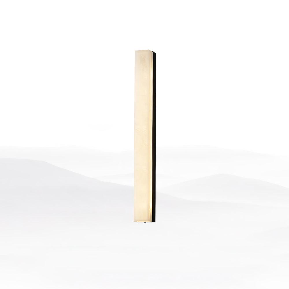 Elem Minimalist Alabaster Wall Lamp Rectangular-Neutral Decor
