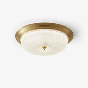 Nyrinis Traditional Classic Brass Glass Ceiling Light-Neutral Decor