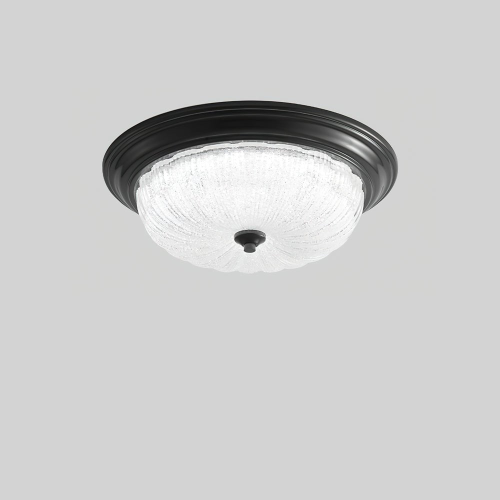 Nyrinis Traditional Classic Brass Glass Ceiling Light-Neutral Decor