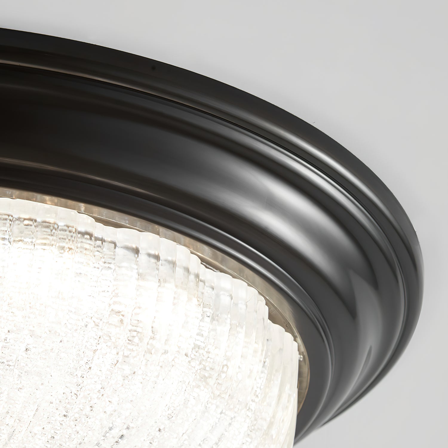 Nyrinis Traditional Classic Brass Glass Ceiling Light-Neutral Decor