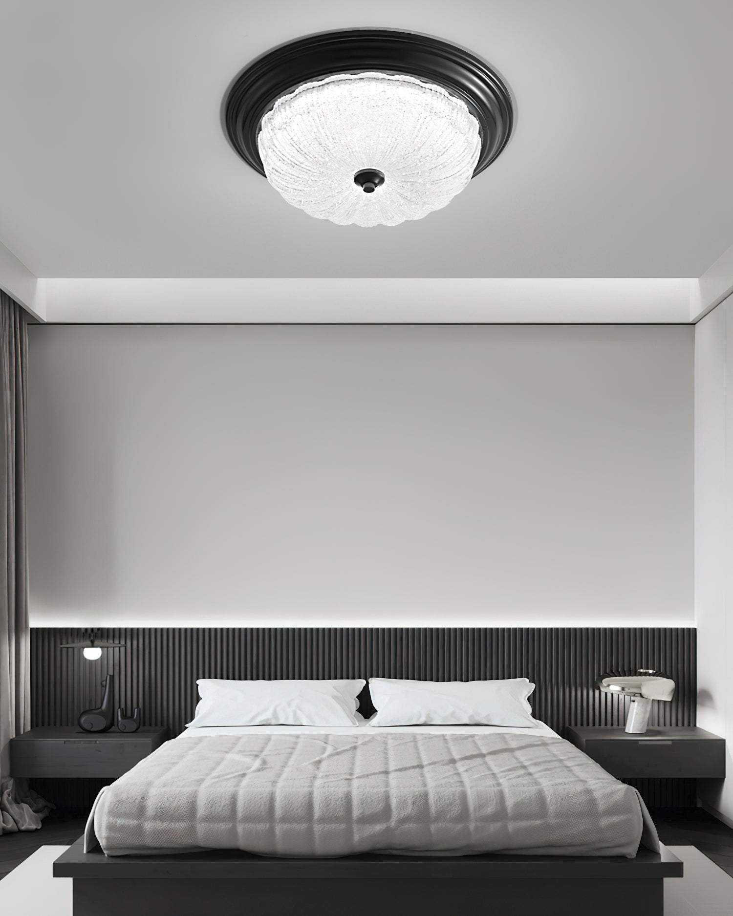 Nyrinis Traditional Classic Brass Glass Ceiling Light-Neutral Decor