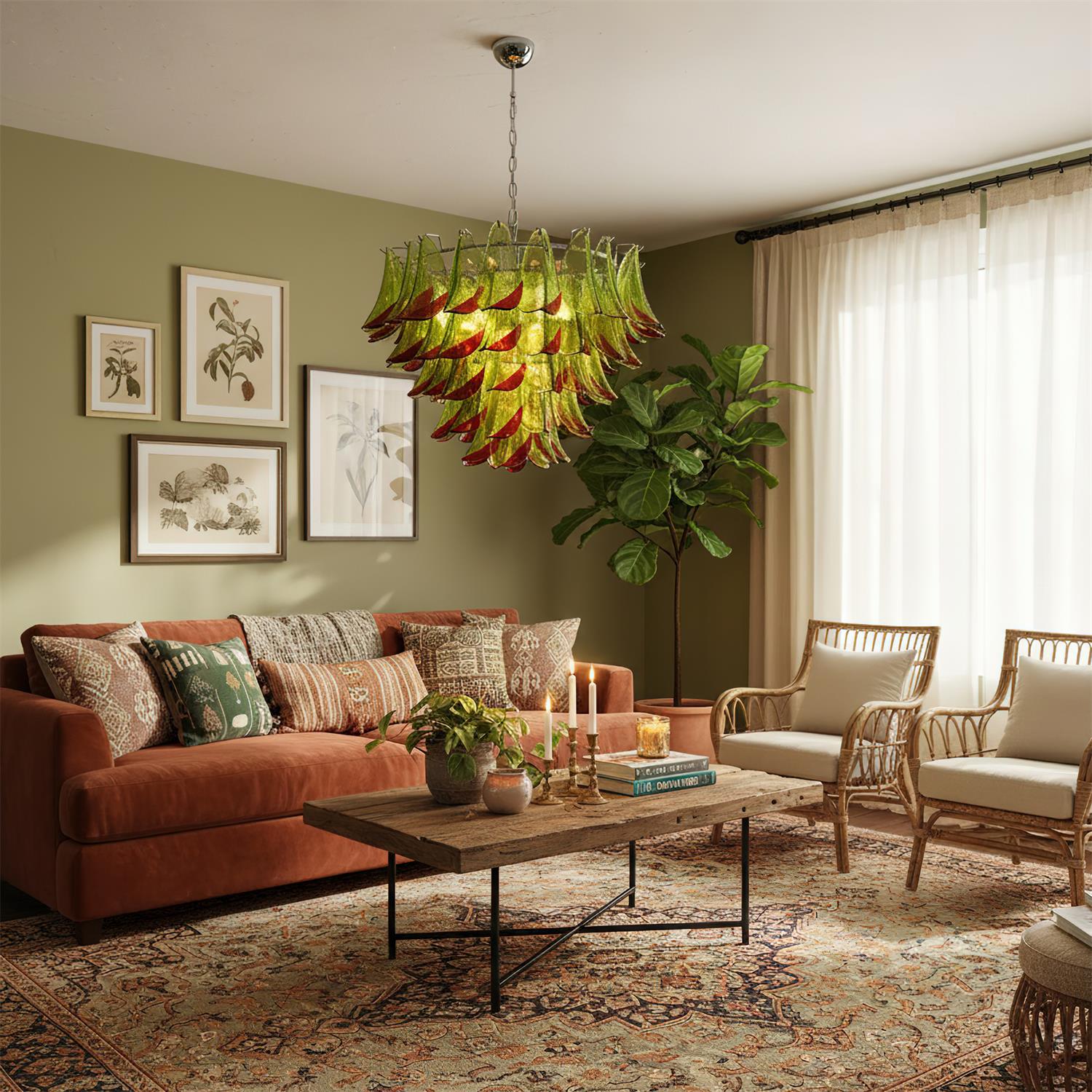 Evadne Petal Chandelier