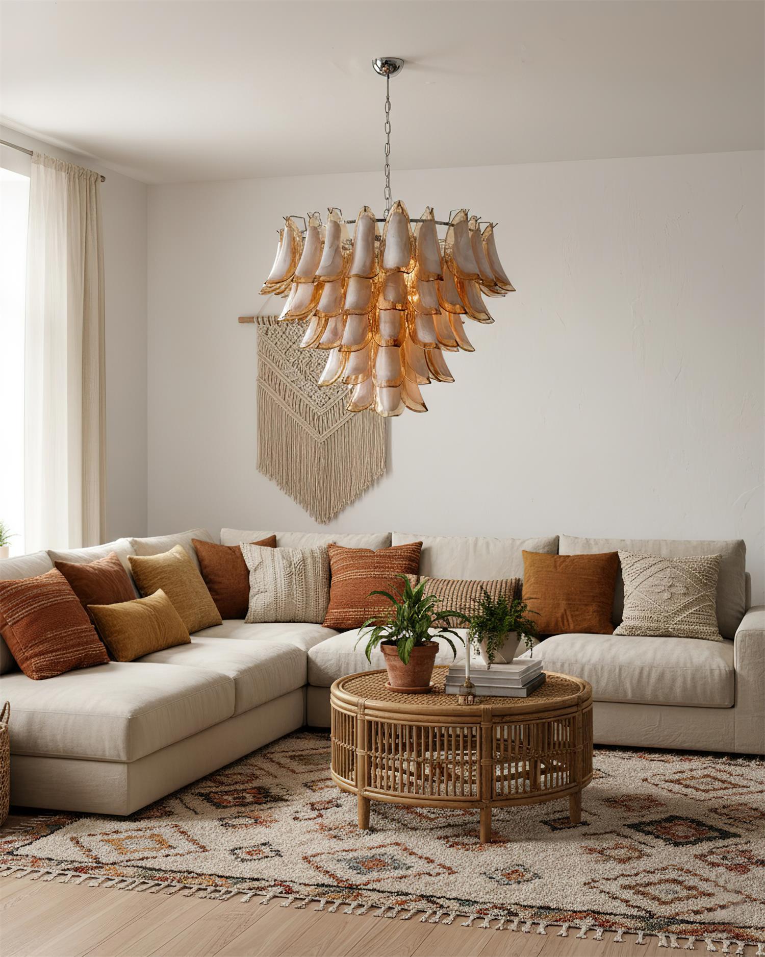Evadne Petal Chandelier
