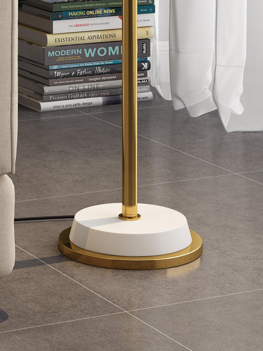 Xildas Black & Gold Minimalistic Floor Lamp-Neutral Decor