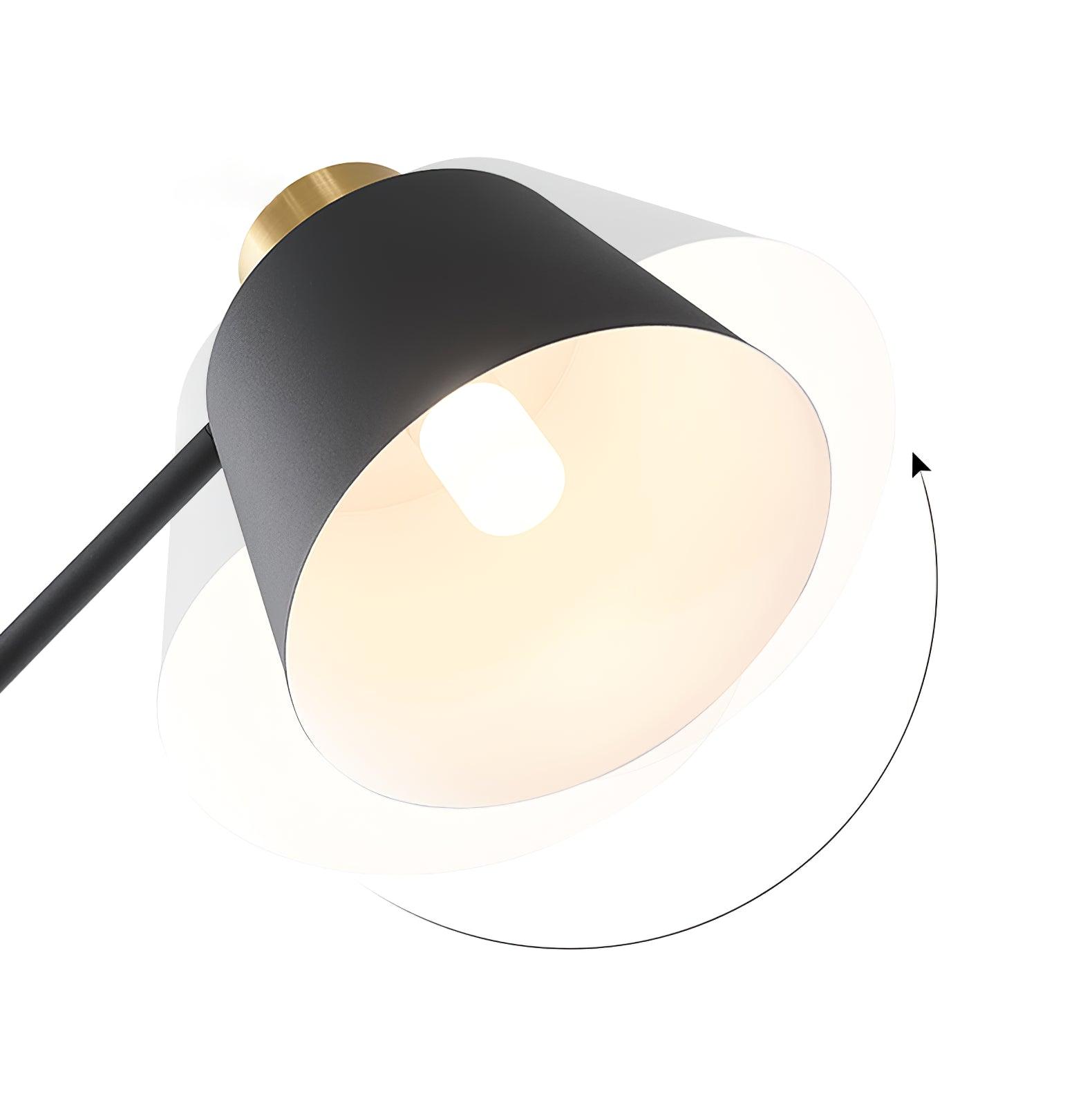 Xildas Black & Gold Minimalistic Floor Lamp-Neutral Decor