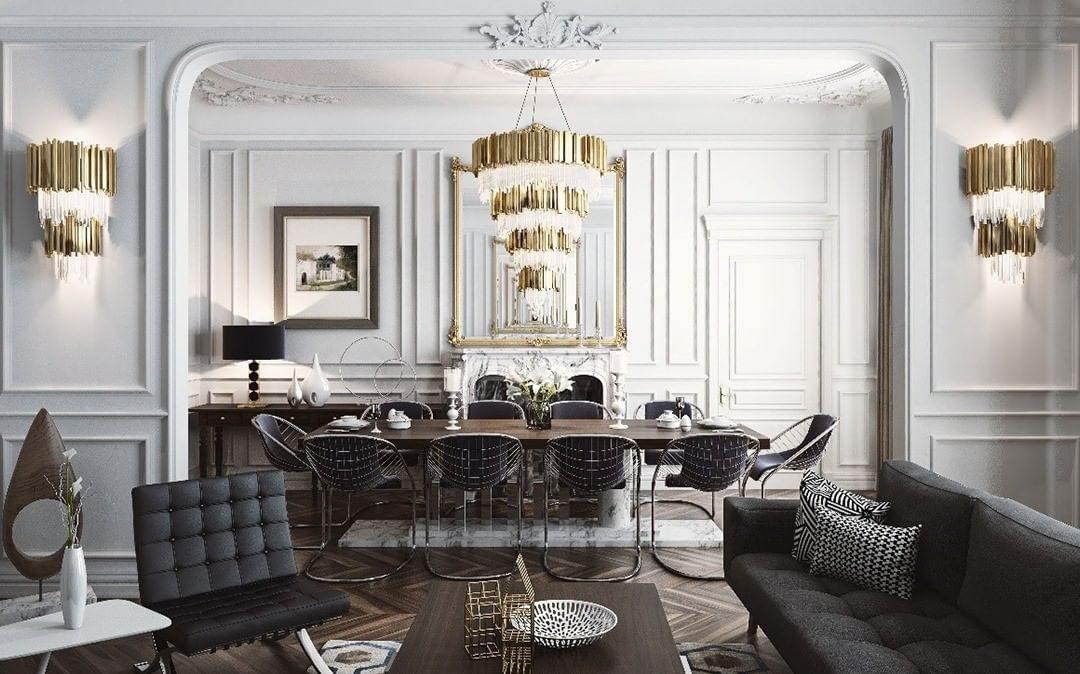 Vevyniel Postmodern Luxury Empire Crystal Wall Lamp-Neutral Decor