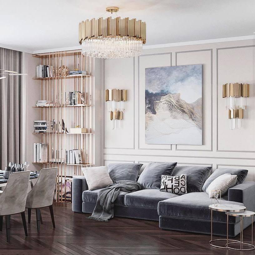 Vevyniel Postmodern Luxury Empire Crystal Wall Lamp-Neutral Decor