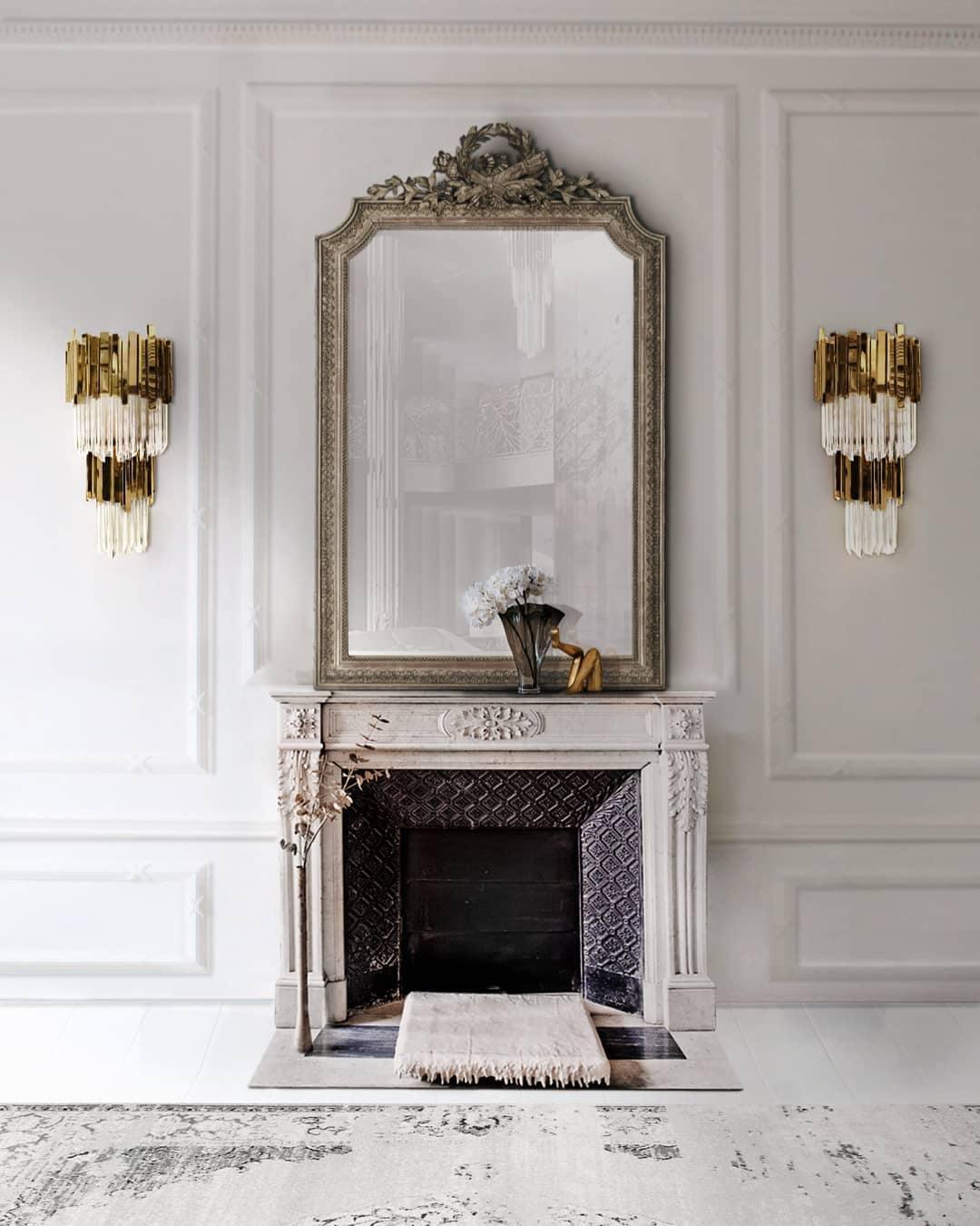 Vevyniel Postmodern Luxury Empire Crystal Wall Lamp-Neutral Decor